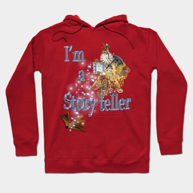 I'm a Story Teller Hoodie by Just Kidding by Nadine May